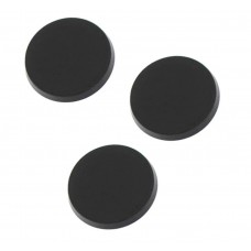 3 Bases redondas de plástico (55 mm)