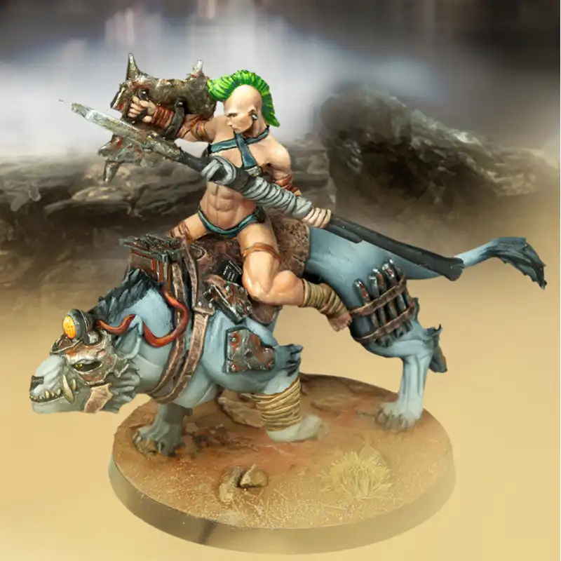 Amacizona con Maza / Lanza y Escudo