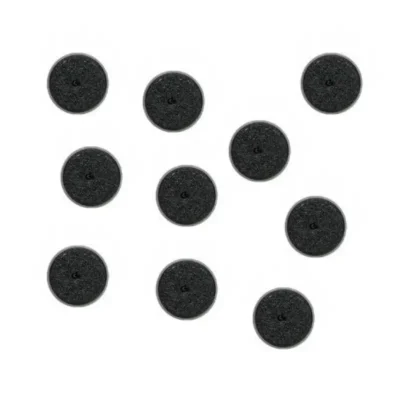Peanas redondas de plástico (10 x 25 mm)