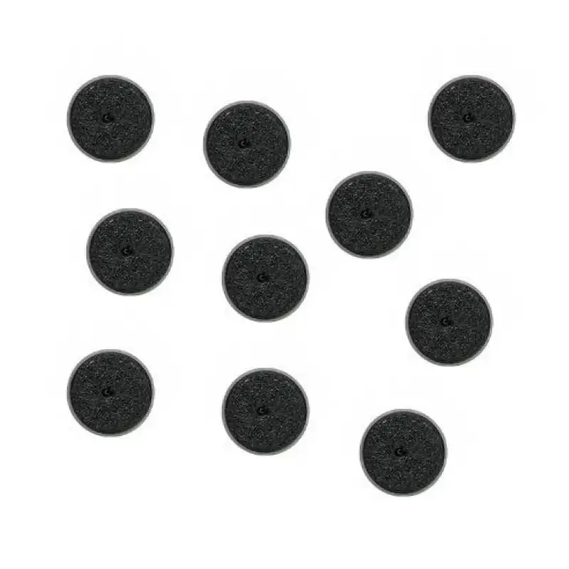 Peanas redondas de plástico (10 x 25 mm)