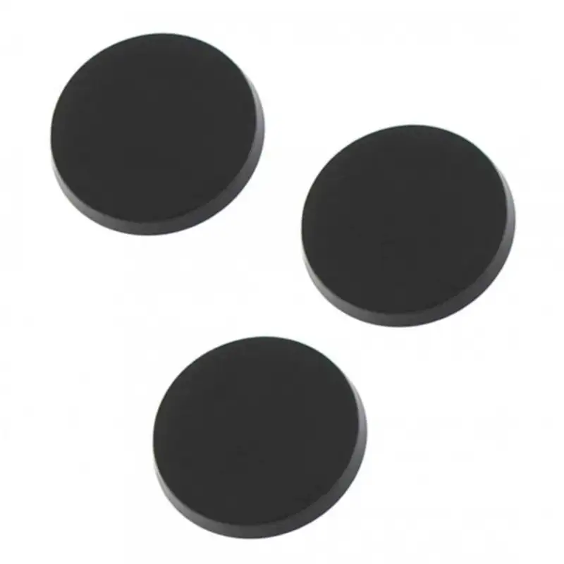 Peanas redondas de plástico (3 x 55 mm)