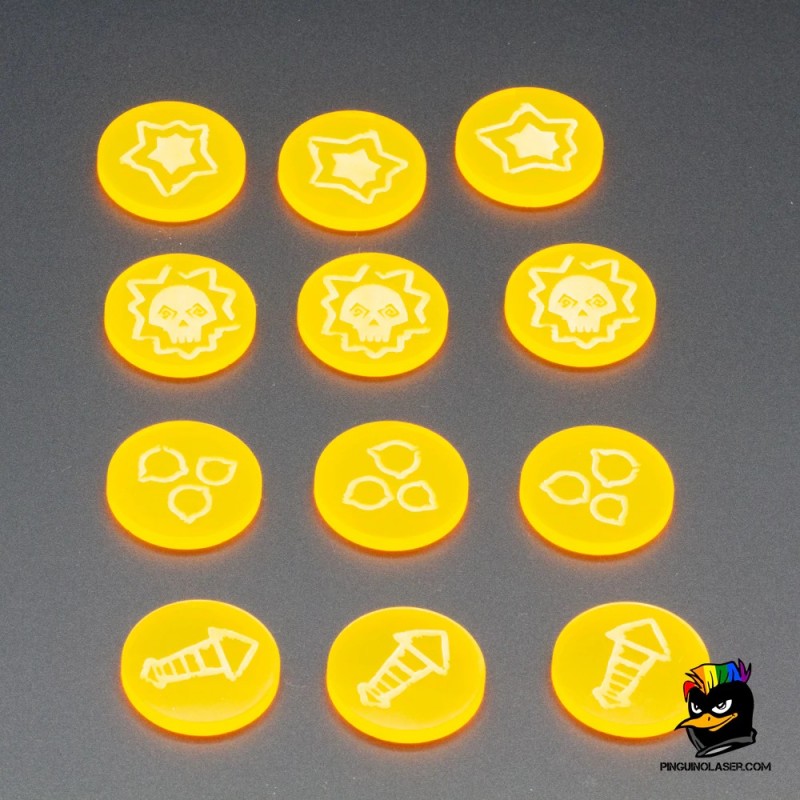 Marcadores Estándar Mutardos