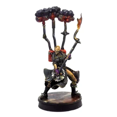 Ascua con lanzallamas