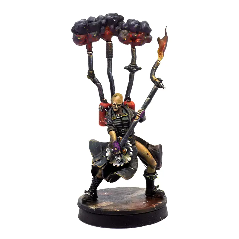 Ascua con lanzallamas