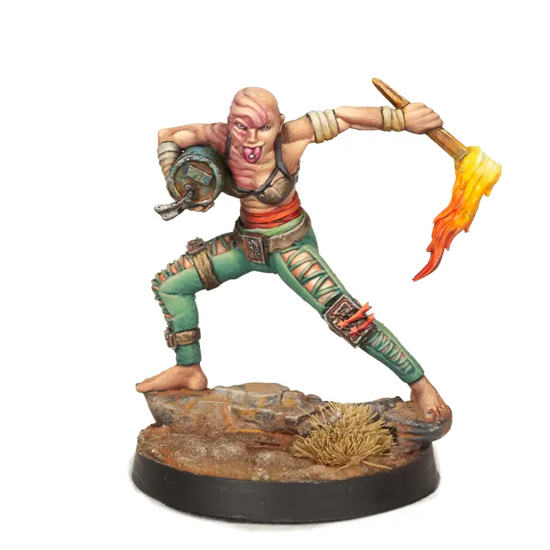 Quemada con bidón de gasofa