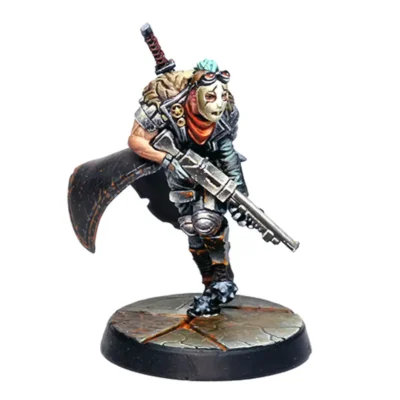 Curtido con escopeta, filo medio y armadura metálica