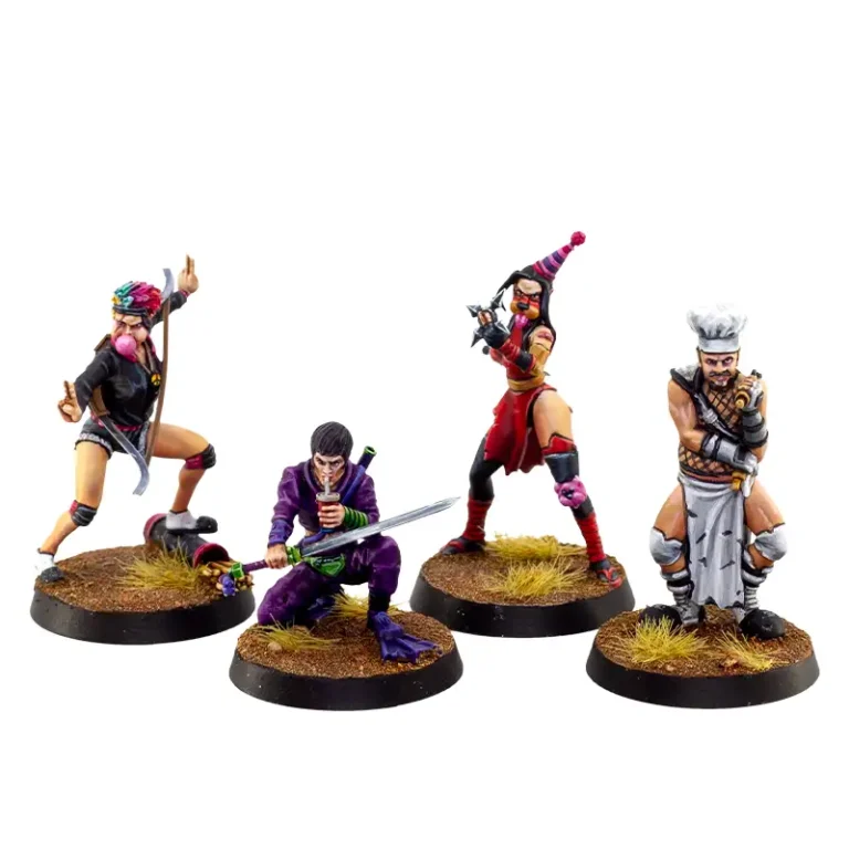 Flipaos de los Ninjas (pack de 4 miniaturas)