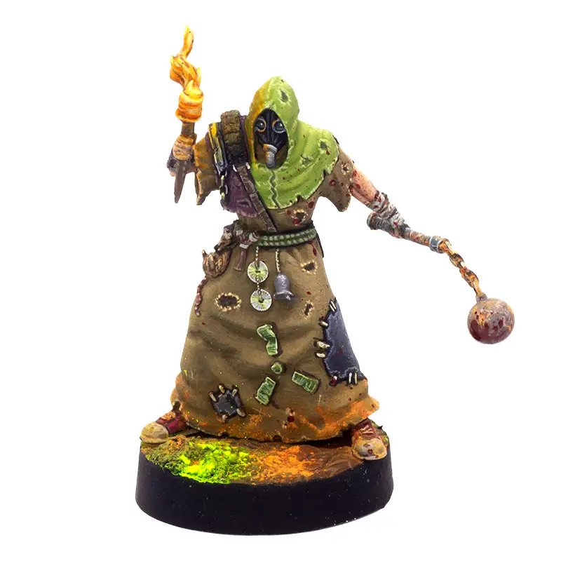 Discípulo con maza/filo pequeño