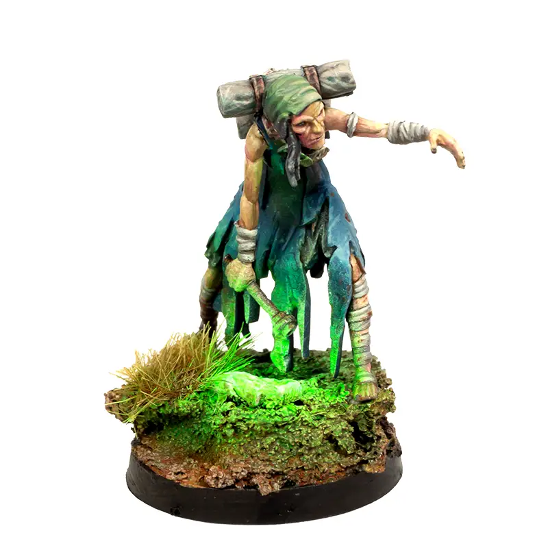 Mártir con maza ligera