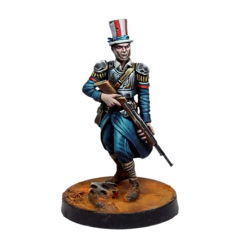 Engranaje con rifle y cuero endurecido