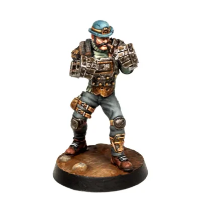 Pistón con puños balísticos