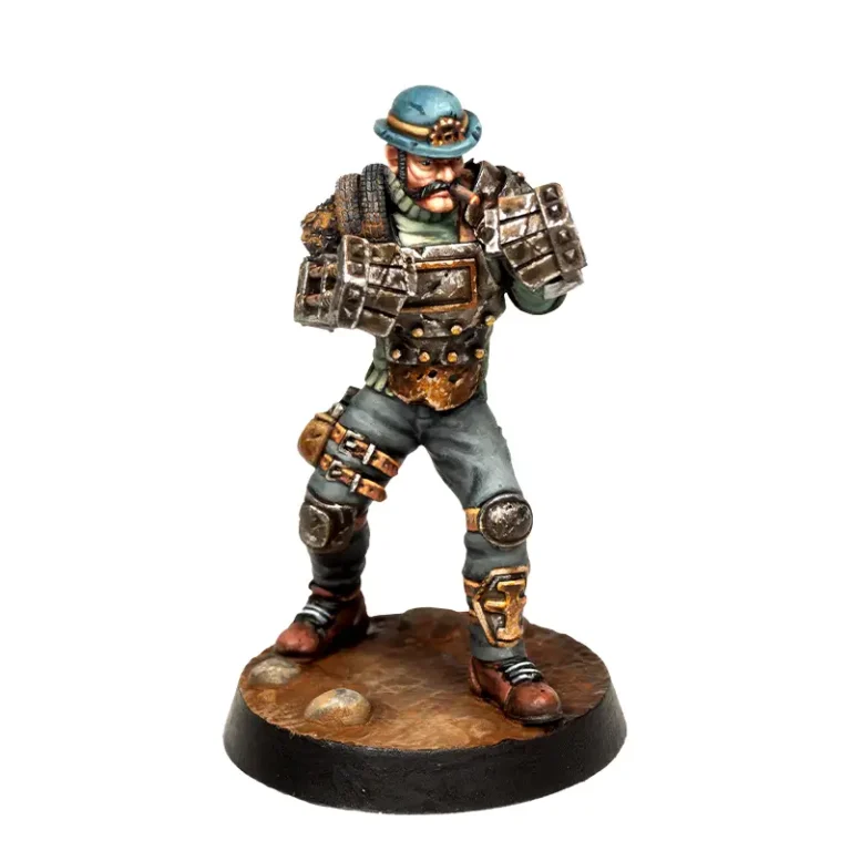 Pistón con puños balísticos