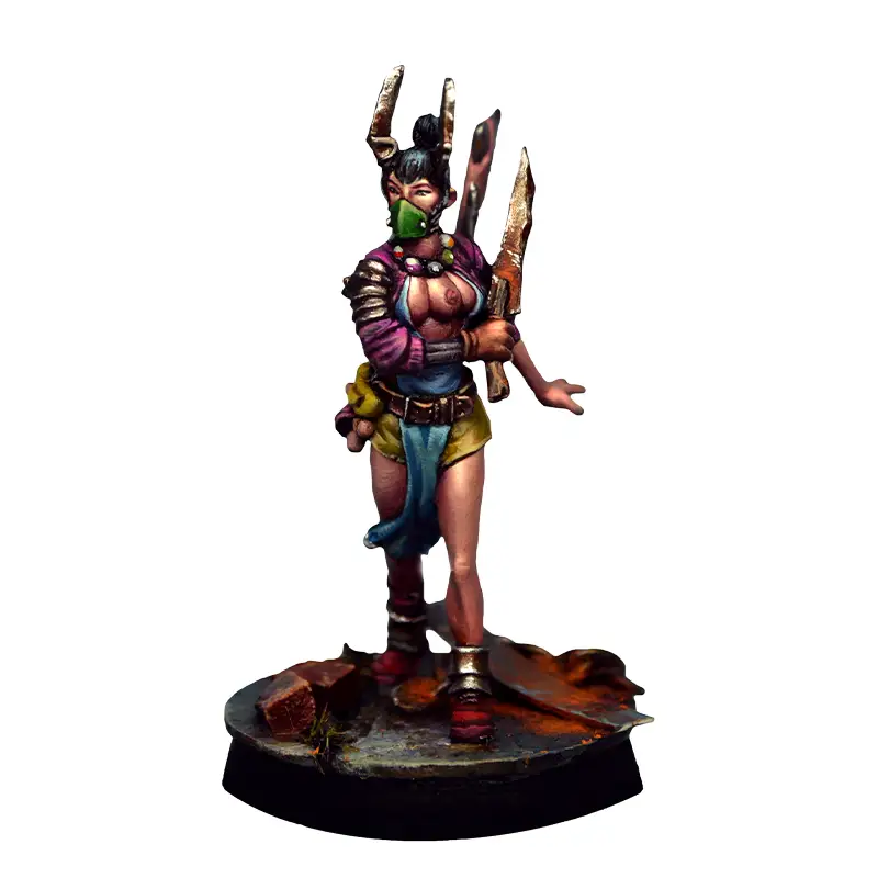 Mutante con filo medio, carga brutal y cola afilada