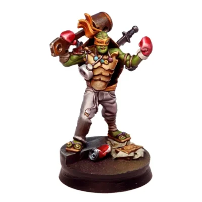 Mutante con maza, piel dura y resistente