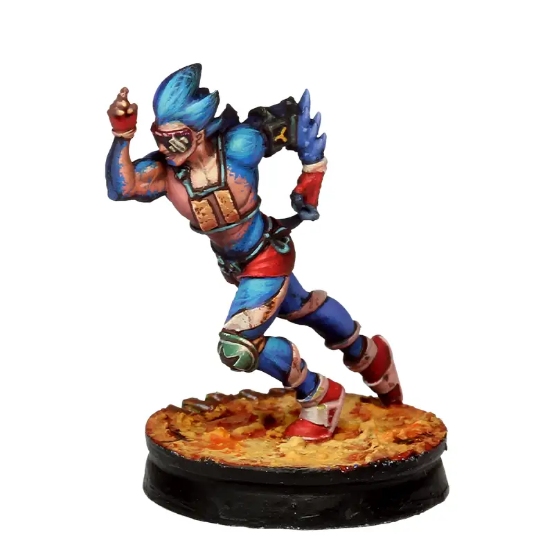 Mutante con espinas, corredor y garras envenenadas