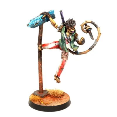 Mutante con filo medio, miembros extra y rana