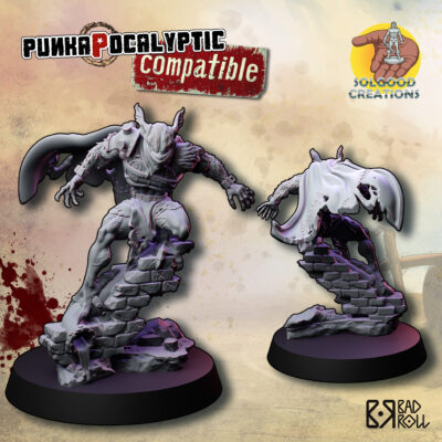 Mutante con garras envenenadas, corredor y rana (compatible)