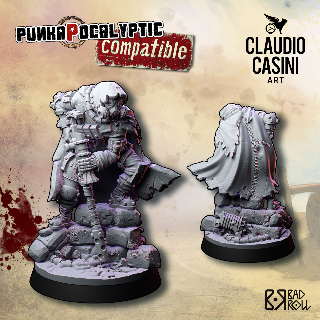 Engranaje con rifle y mira telescópica (compatible) 2