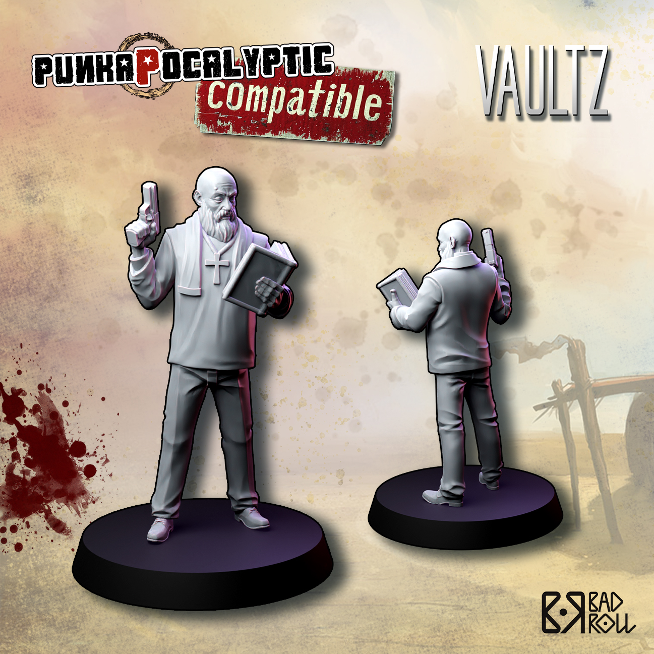 Cardenal Nuclear con pistola (compatible)