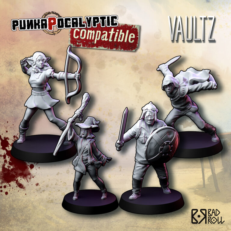 Pandilleros cosplayers (pack de 4) (compatible)