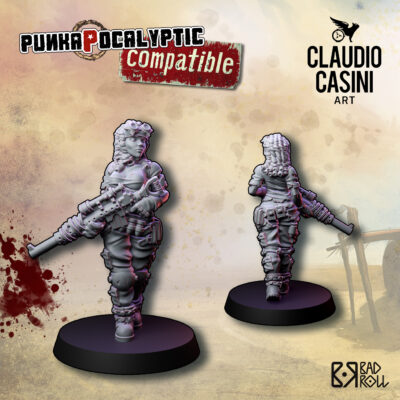 Engranaje con rifle y mira telescópica (compatible) 3