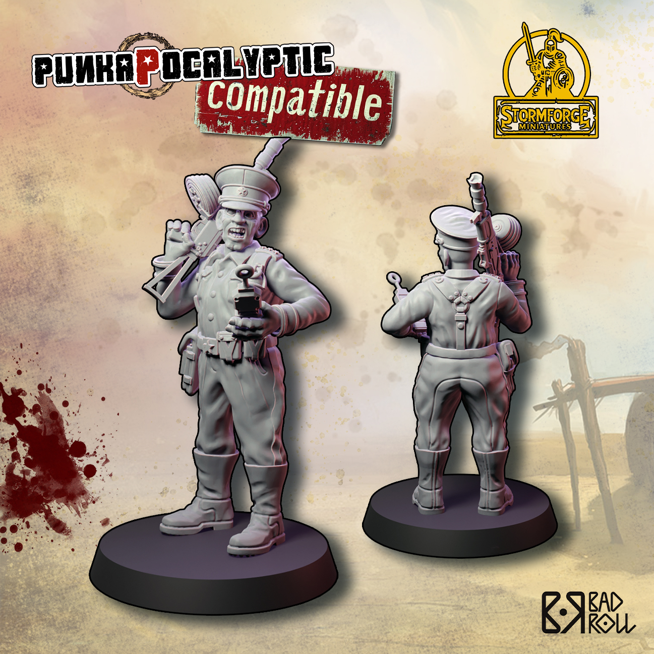 Mariscal con rifle automático (compatible)