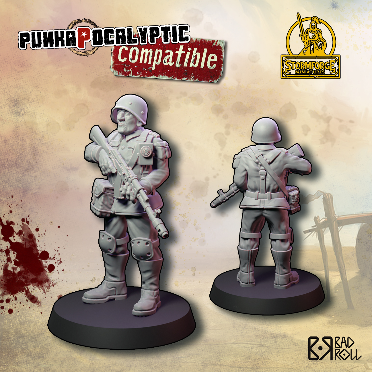 Soldat con rifle (compatible)