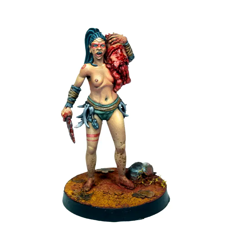 Devoradores de Cadáveres - Guerrera con filo pequeño