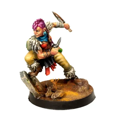 Sombra con filo pequeño y cuchillos arrojadizos