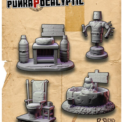 Flipaos de los Ninjas - Escenografía/Objetivos