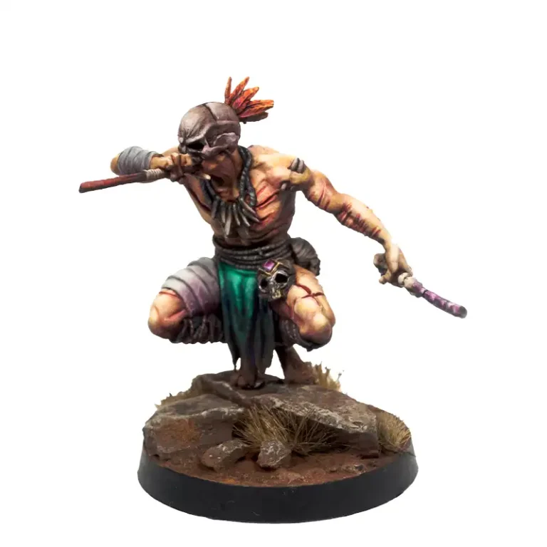 Devoradores de Cadáveres - Guerrero con cerbatana