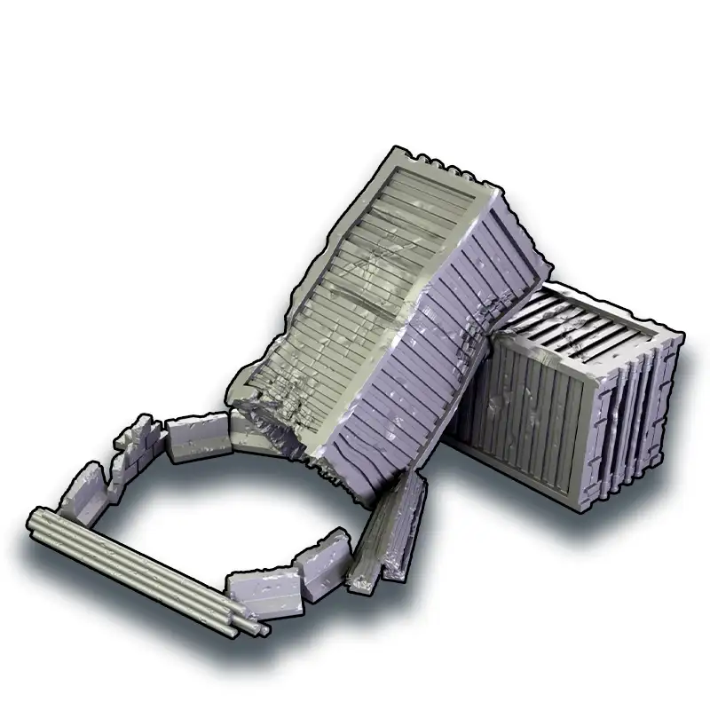 Torre de dados de contenedores